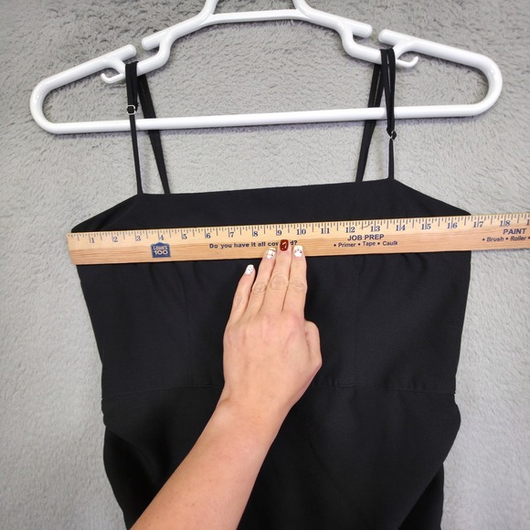 Abercrombie Fitch‎ Mini Dress Womens MT Tall Black Ruched Bodycon Whimsigoth - Picture 11 of 15